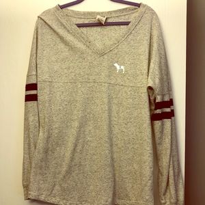 PINK Victoria Secret Sequins Long Sleeve Shirt